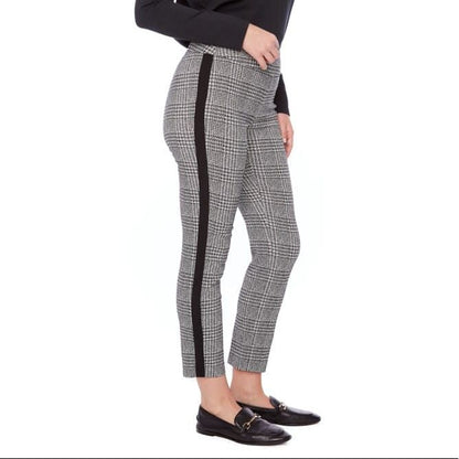 Techno Plaid Ankle Pant 68235