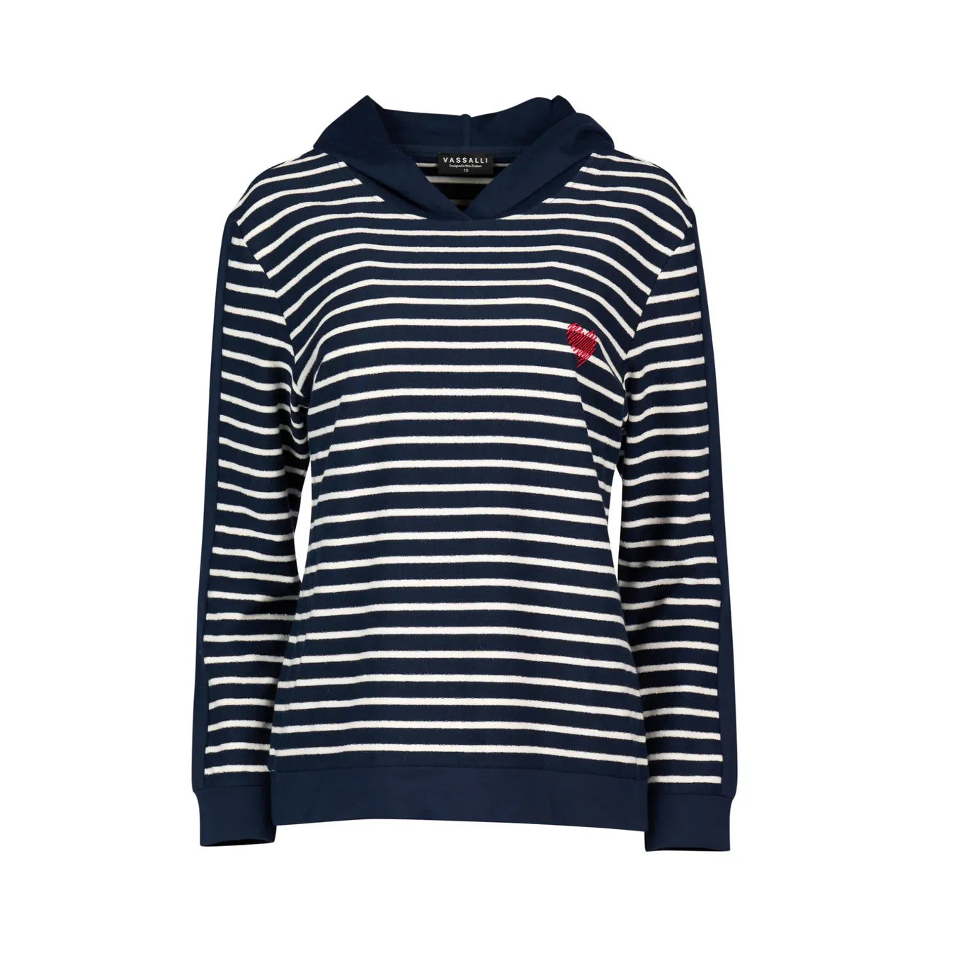 Vass L/S Hoodie w Heart Emb 4482