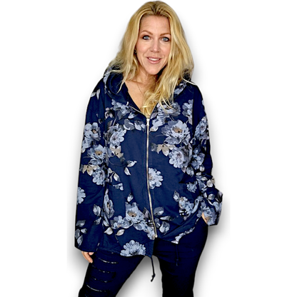 Blossom Cotton Zip Hoodie