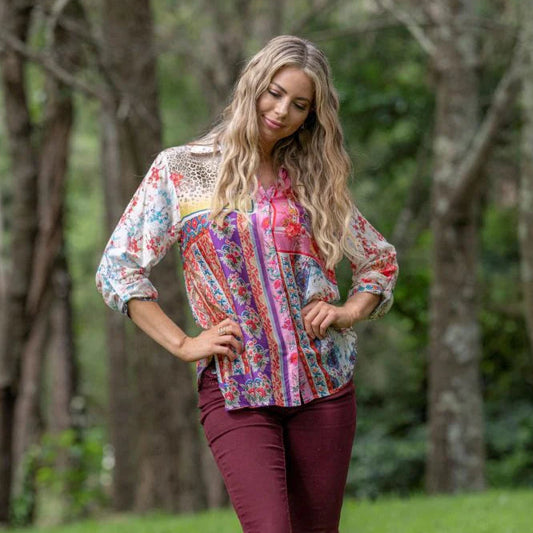 Cienna Lola Silk Blend Shirt