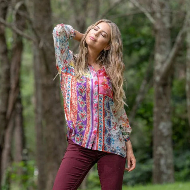 Cienna Lola Silk Blend Shirt