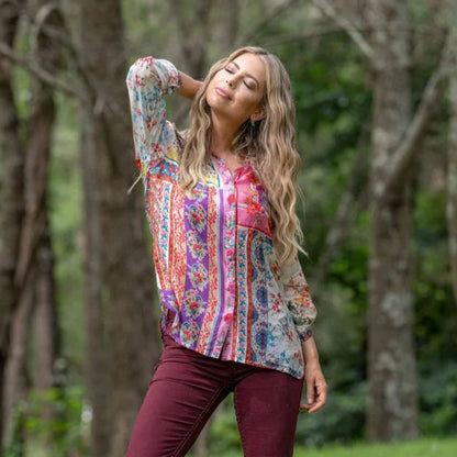 Cienna Lola Silk Blend Shirt