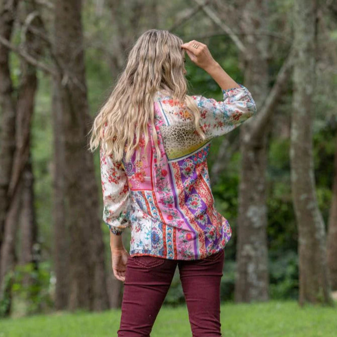 Cienna Lola Silk Blend Shirt