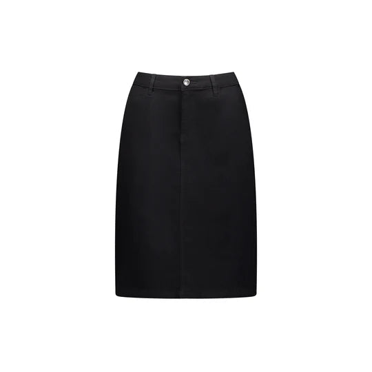Georgia Black Denim Skirt M433