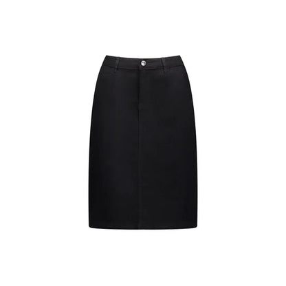 Georgia Black Denim Skirt M433