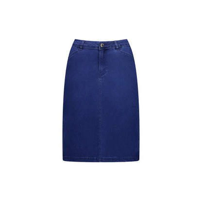 Georgia Blue Wash Denim Skirt M433