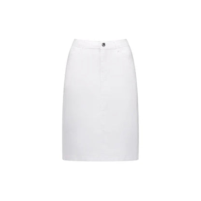 Georgia White Denim Skirt M433