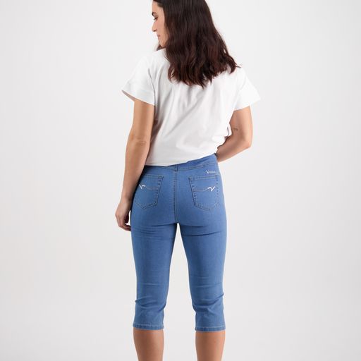 SKINNY Leg 3/4 Denim Pull On 261CS