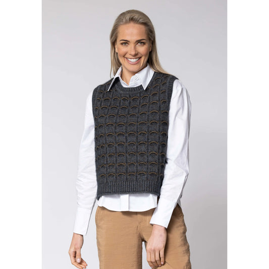 Eyelash Possum Merino Vest NW3235