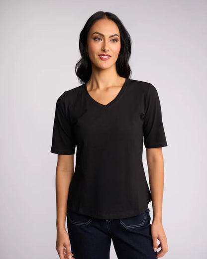 Vassalli Base V Neck Tee 3333