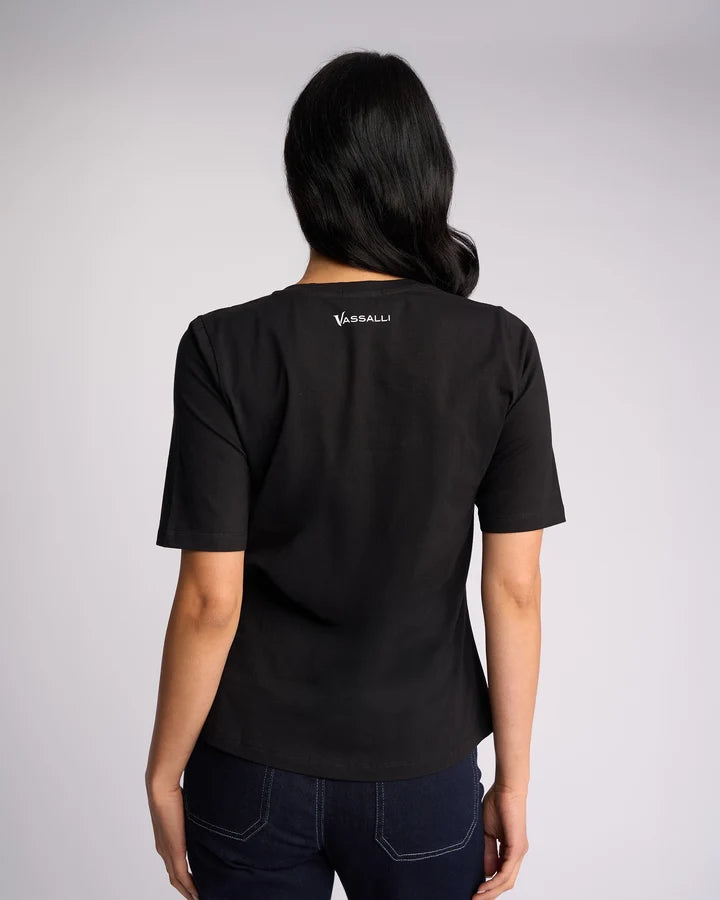 Vassalli Base V Neck Tee 3333