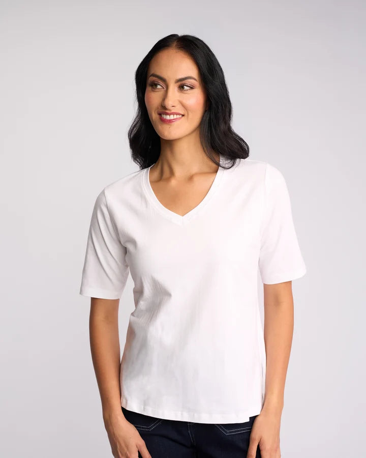 Vassalli Base V Neck Tee 3333