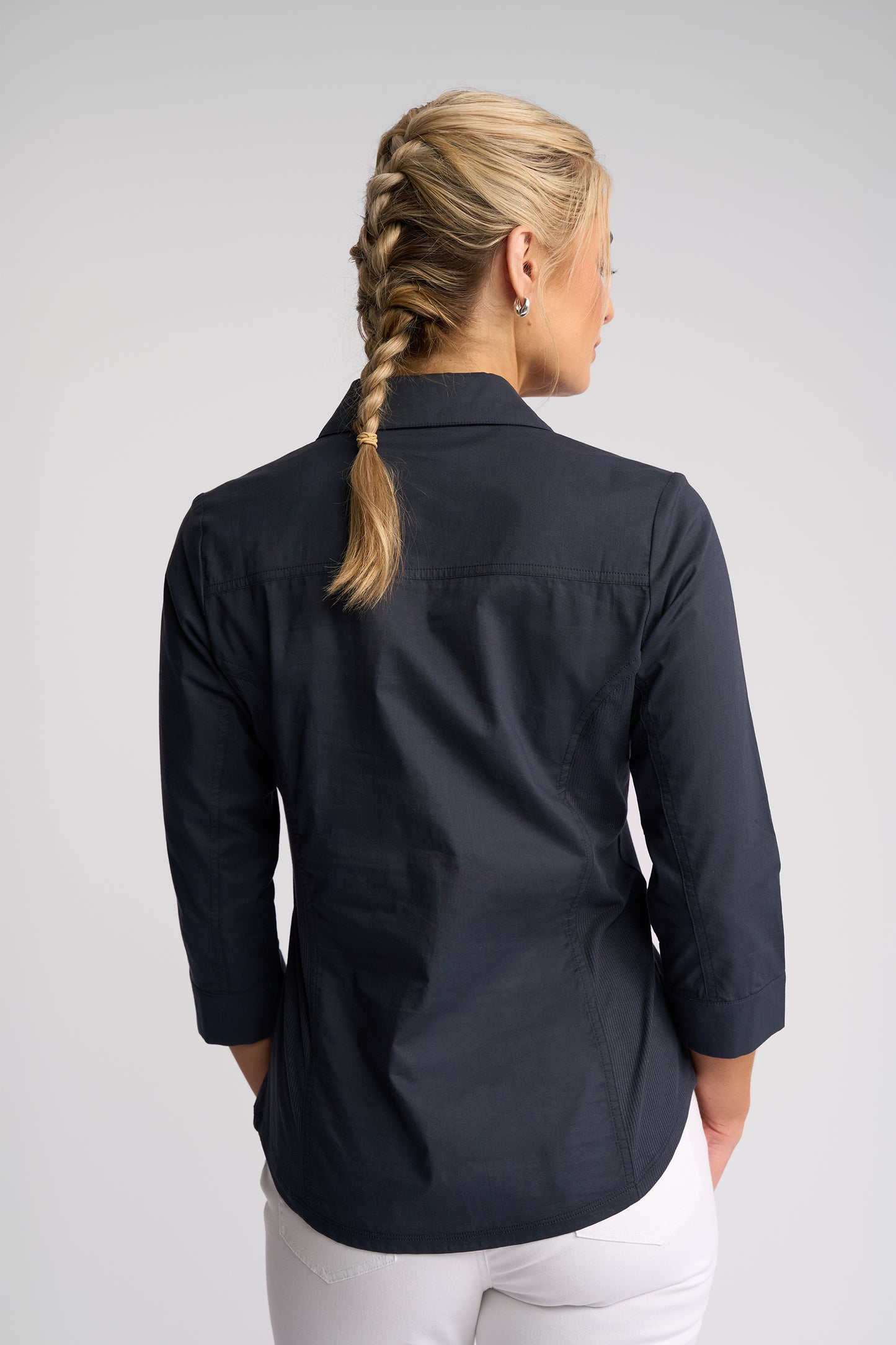 Isla Shirt w Rib Panels 4032