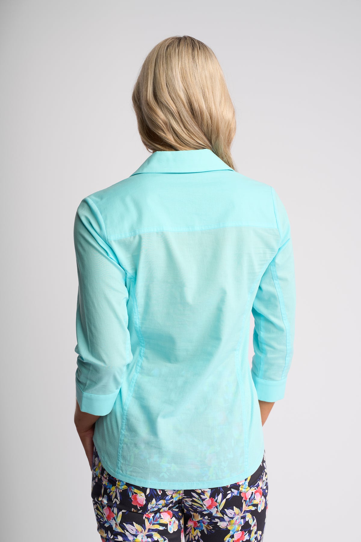 Isla Shirt w Rib Panels 4032