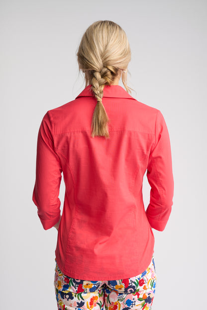 Isla Shirt w Rib Panels 4032