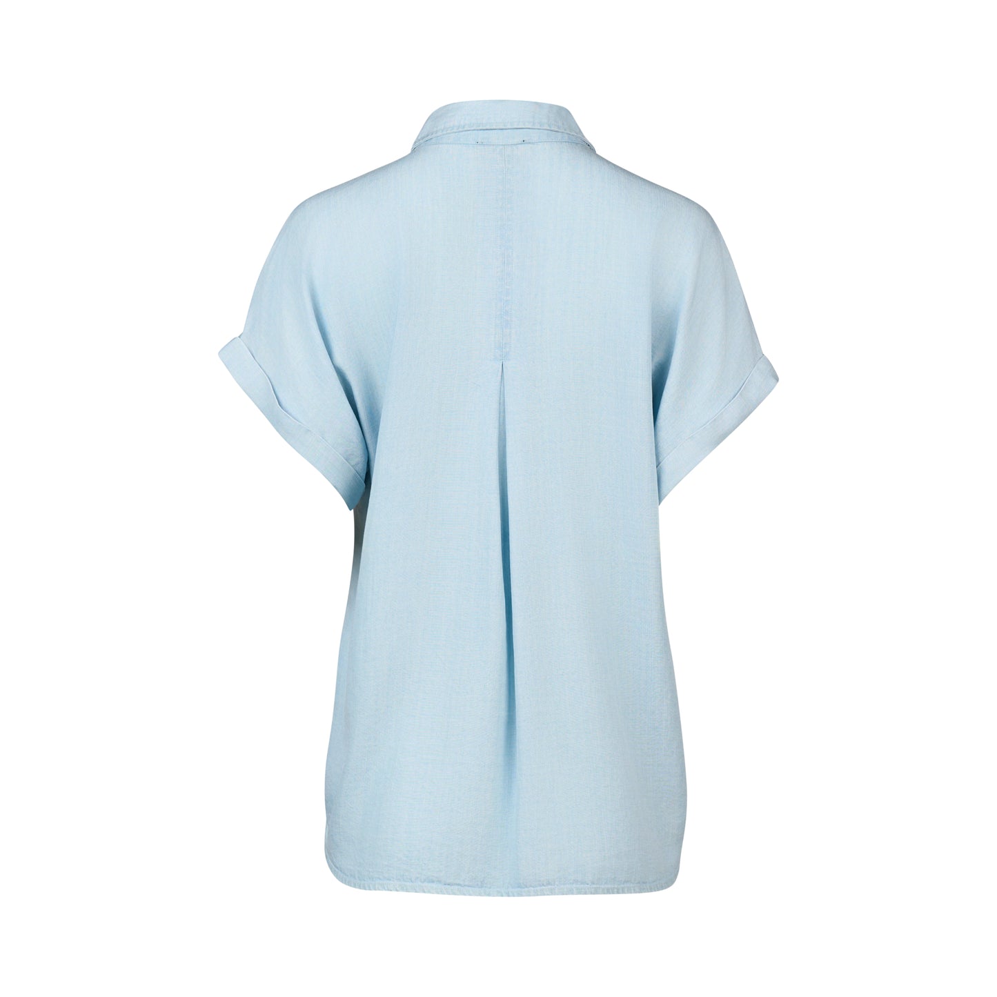 Chambray Drop Shoulder Tencil Shirt 4455