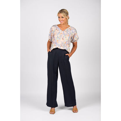 Wide Leg Pull On Pant 5017