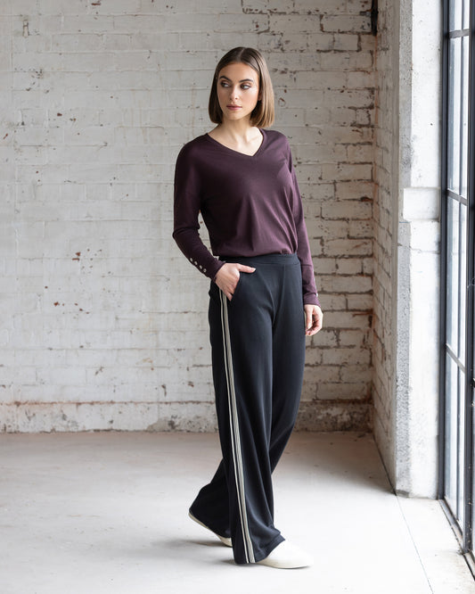 Asher Wide Leg Merino Pant 5042