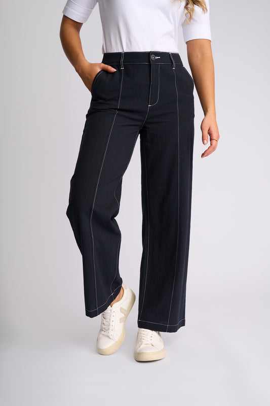Oslo Wide Leg Ankle Pant 5054