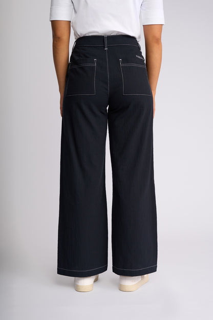 Oslo Wide Leg Ankle Pant 5054