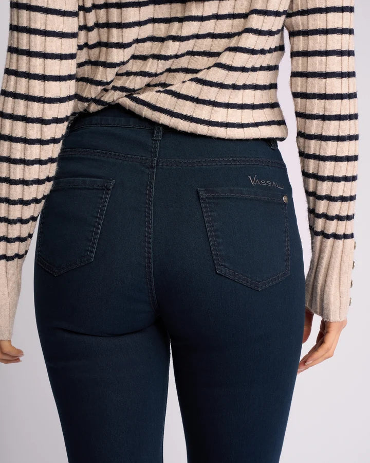 Lotus SLIM Leg Heavy Top Stitch Jean 5719
