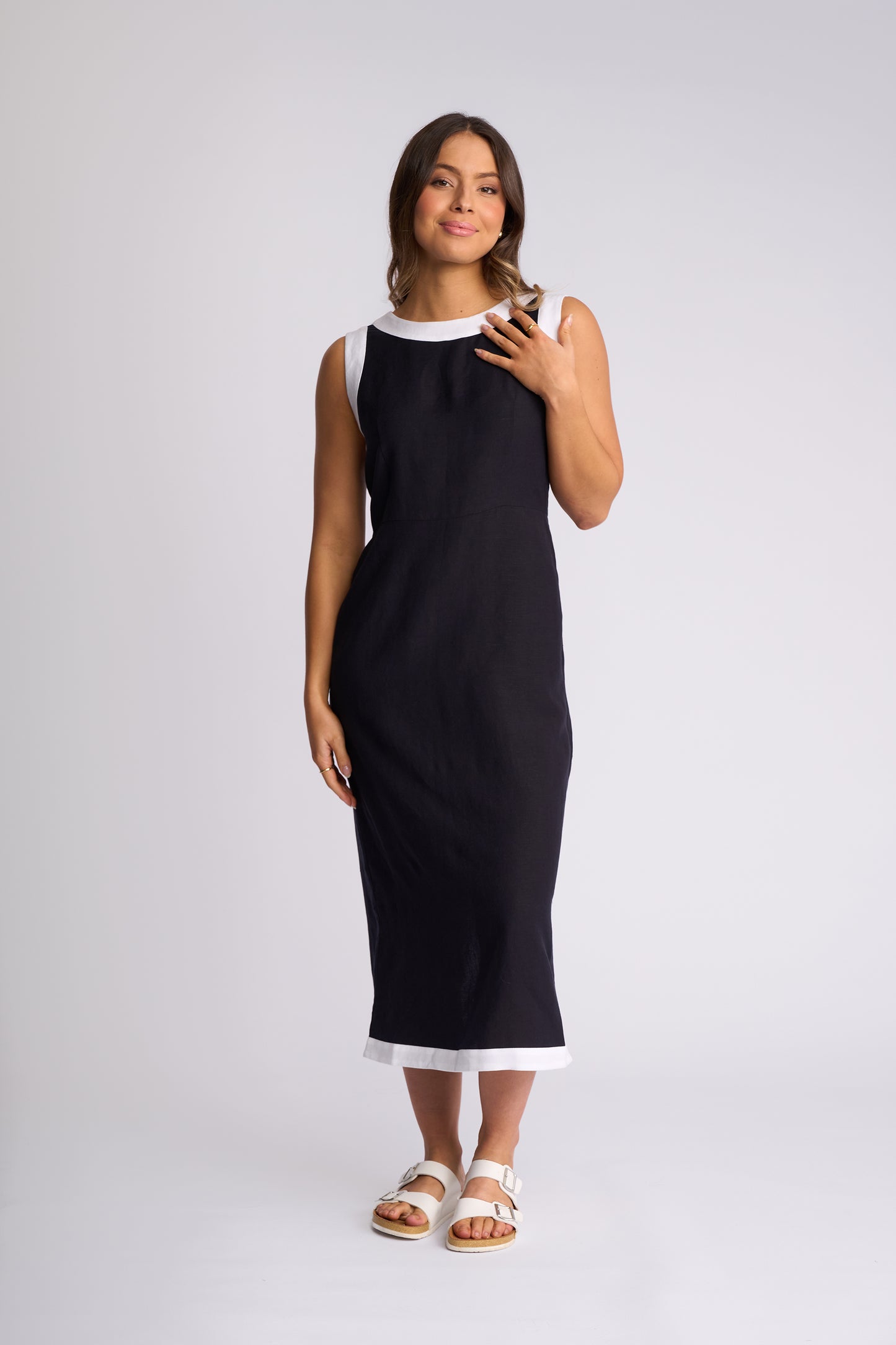 Oak Ink/White Dress 6126