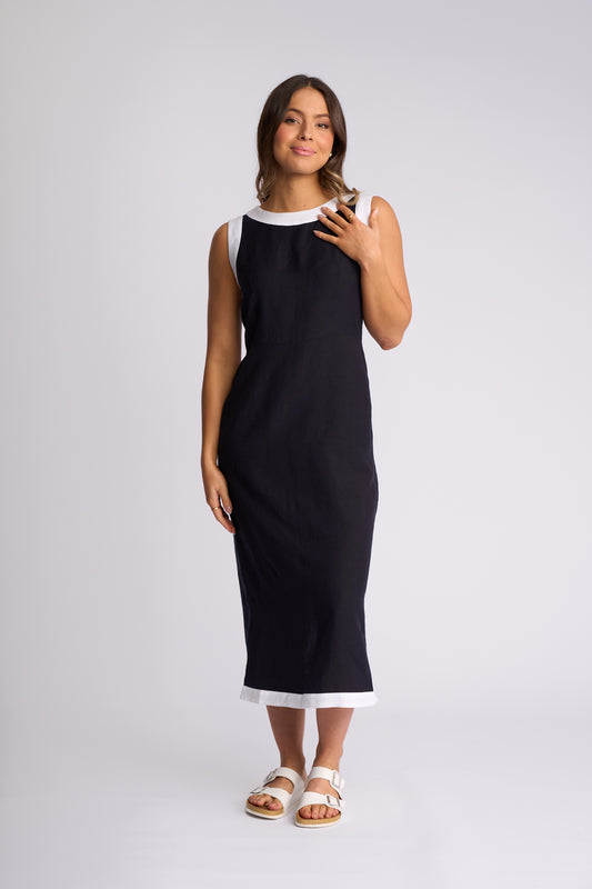 Oak Ink/White Dress 6126