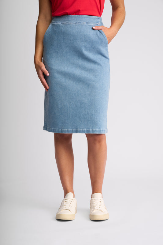 Light Wash Denim Terra Skirt 7066