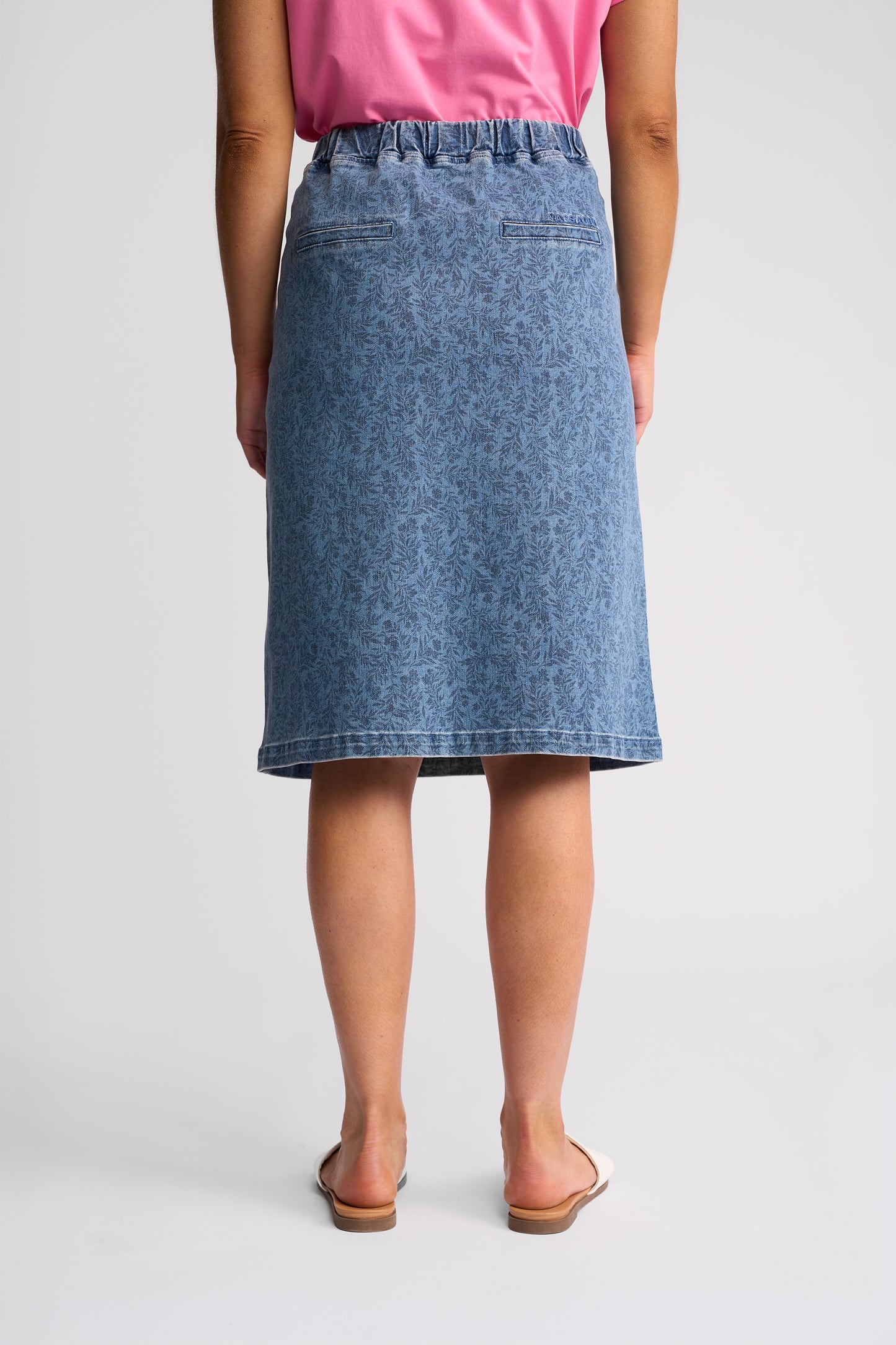 Wisteria Denim Terra Skirt 7066P
