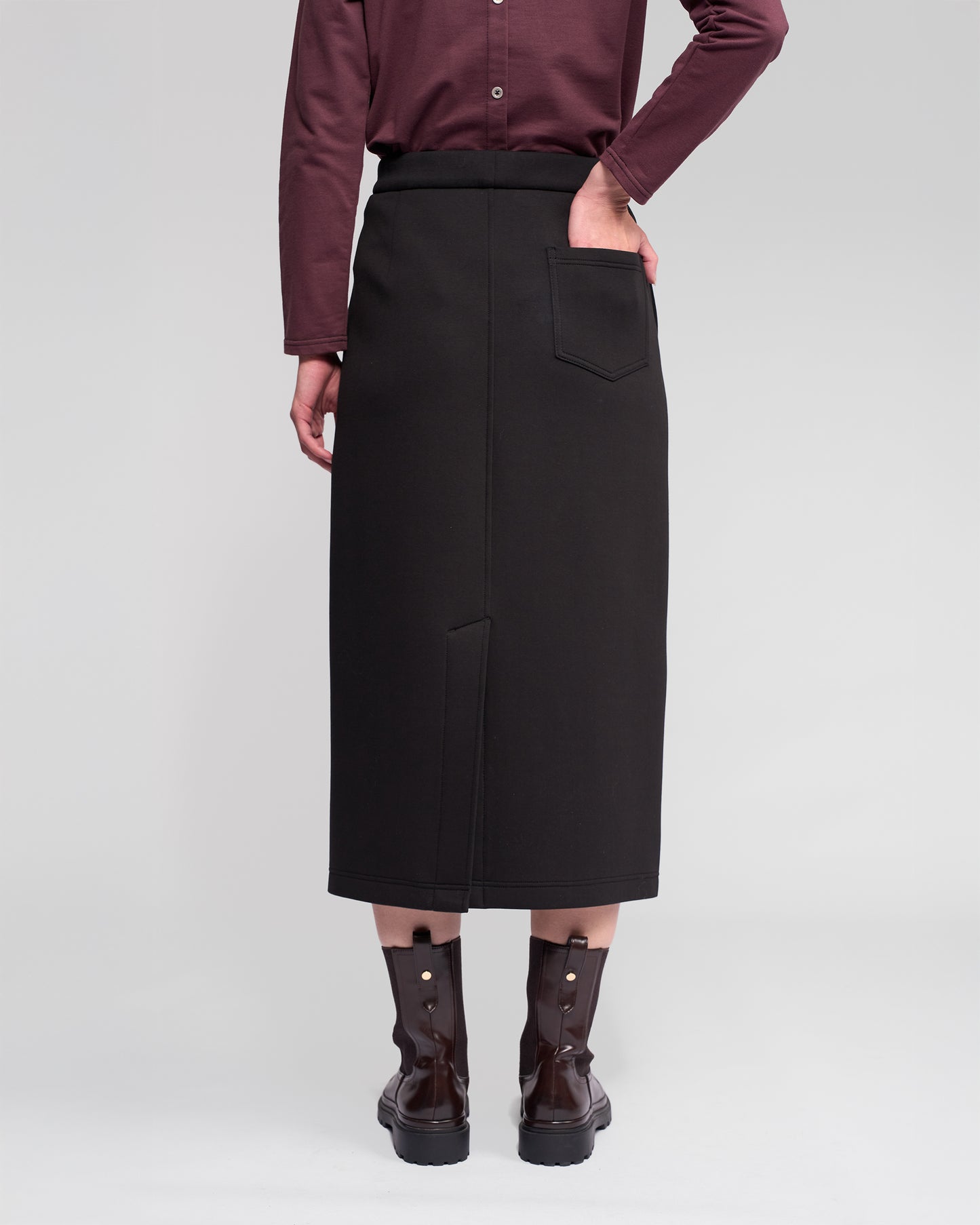 Falcon Midi Straight Skirt 7072