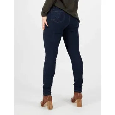 SKINNY Leg Basket Weave Jean 5535