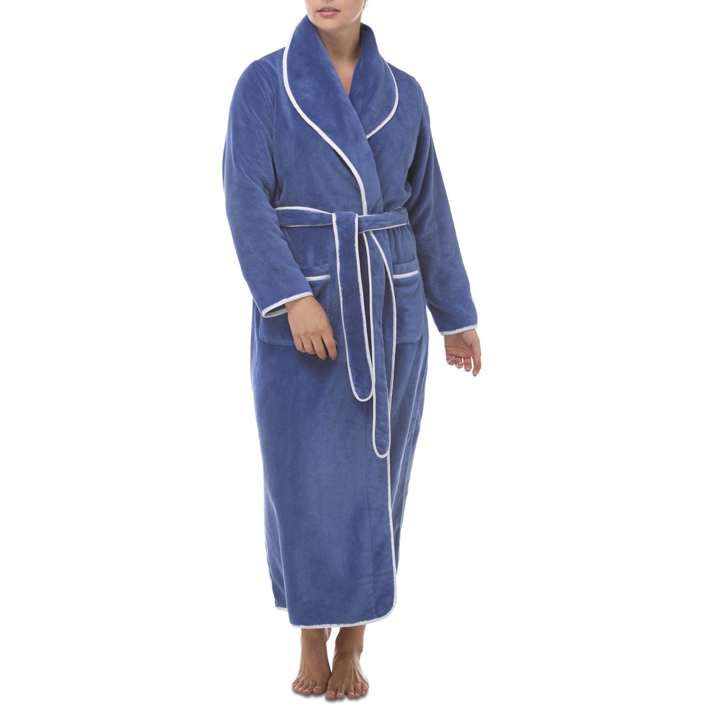 YUU Satin Trim Robe Y806